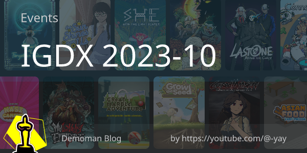 Events - IGDX 2023-10