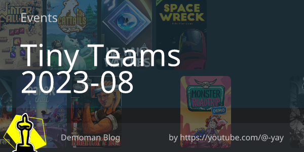 Events - Tiny Teams 2023-08